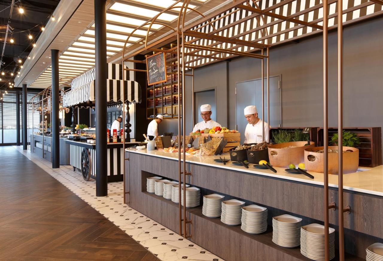 Hotel Cozzi Blu Zhongli Exterior foto The kitchen of the restaurant